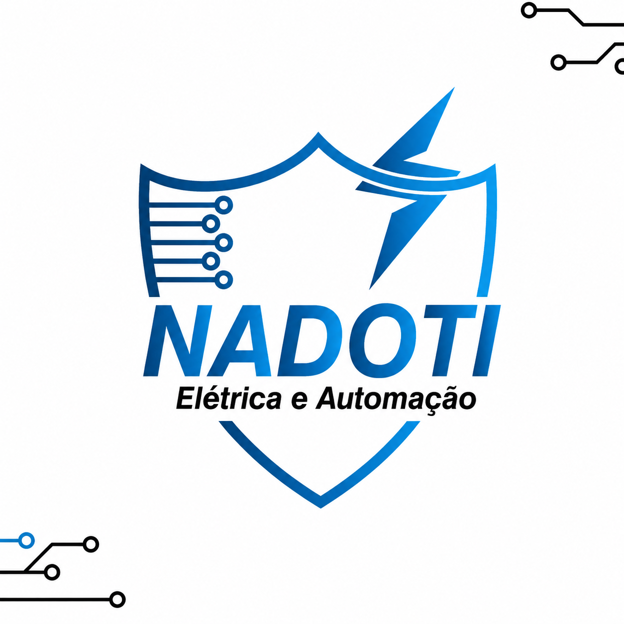 Logotipo Nadoti Elétrica e Automação